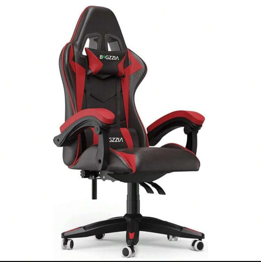 Ergonomic Gaming Chair, With Cushion And Adjustable Backrest For Adults, Rotatable And Stable