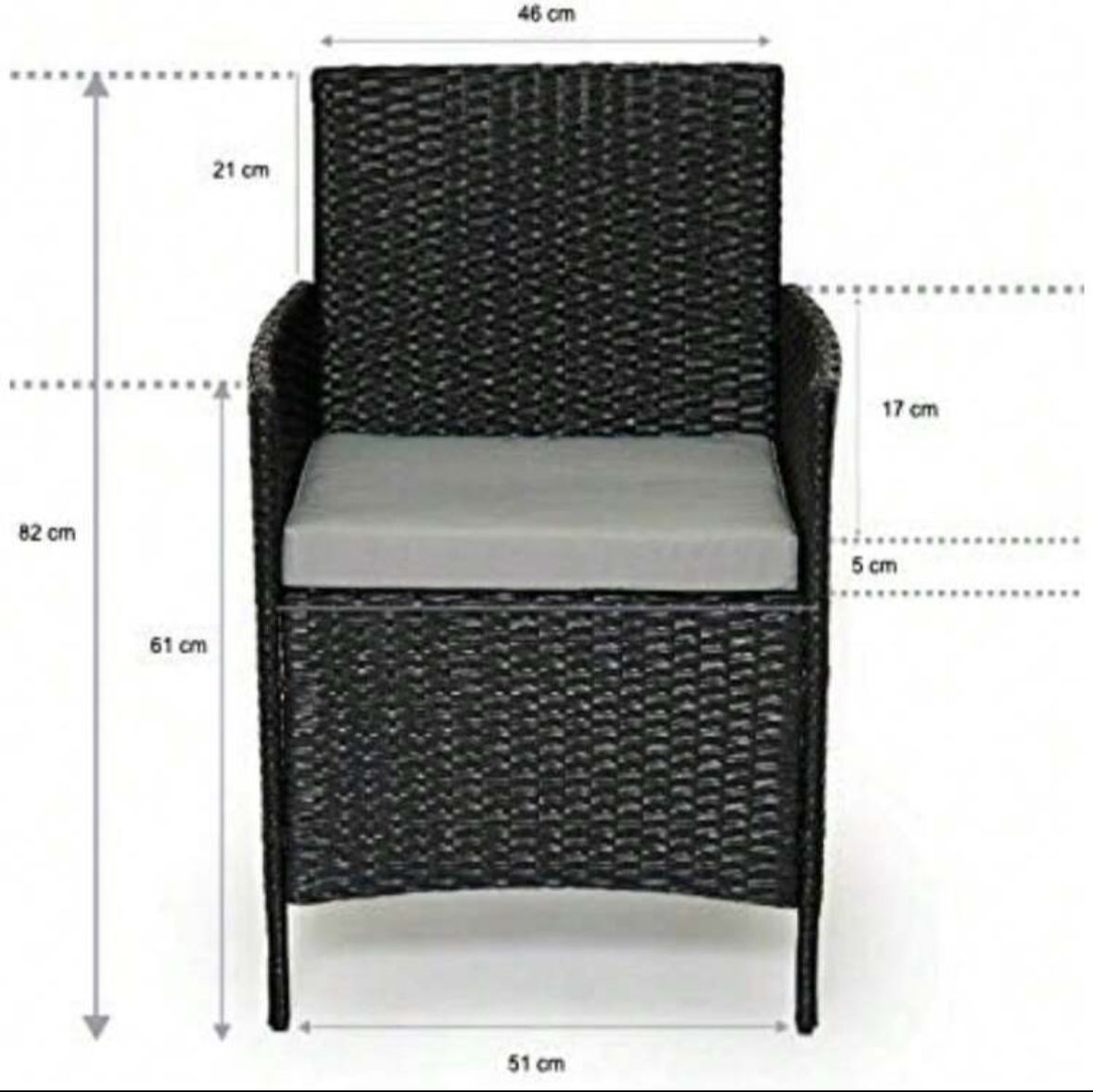 Rattan Garden Furniture Set Patio Conservatory Balcony Indoor Outdoor 4 Seater Piece Glass Top